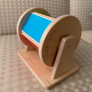 Lovevery Love Every The Senser Toy Spinning Rainbow Wheel Montessori Toy Color